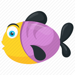 彩虹鱼图标