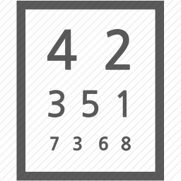视力表图标