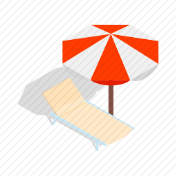 沙滩椅图标