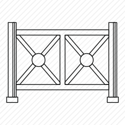 金属栅栏图标