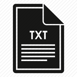 <em>TXT</em>文件图标