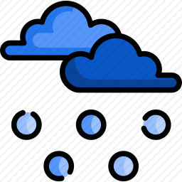 冰雹图标