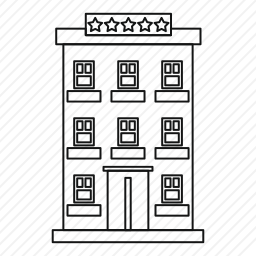 五星酒店图标