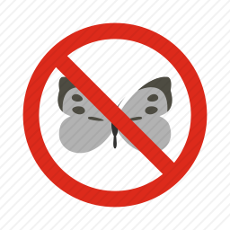 禁止蝴蝶图标