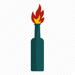燃烧瓶图标