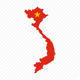 越南地图图标