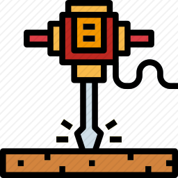 公路钻机图标
