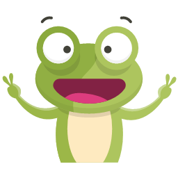 高兴的青蛙图标