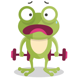 健身的青蛙图标