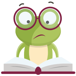 看书的青蛙图标