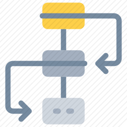 工作流程图标