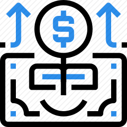 投资增长图标