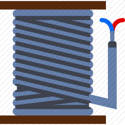 电缆卷筒图标