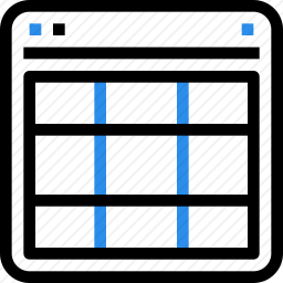 网页布局图标