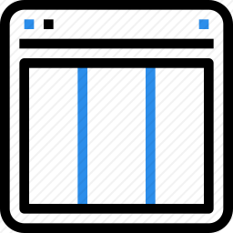 网页布局图标