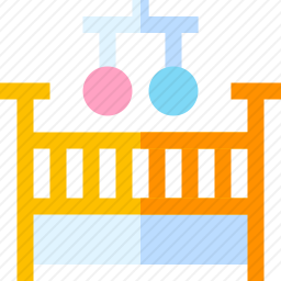 婴儿床图标