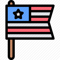 美国旗帜图标