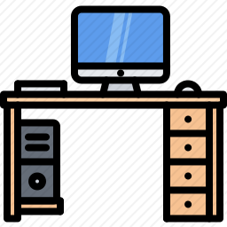 办公桌图标