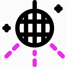 镜面球图标