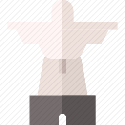 耶稣雕像图标