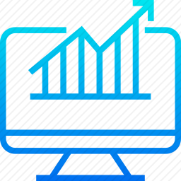 电脑统计图标