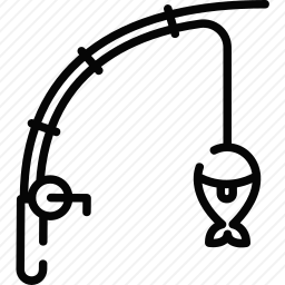 钓鱼杆图标