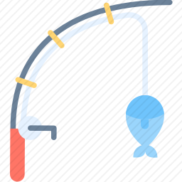 钓鱼杆图标