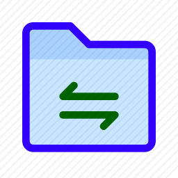 文件夹传输图标
