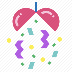 五彩纸屑图标