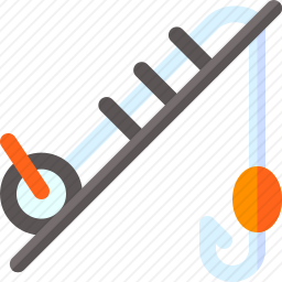 钓鱼杆图标