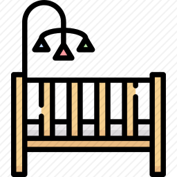 婴儿床图标