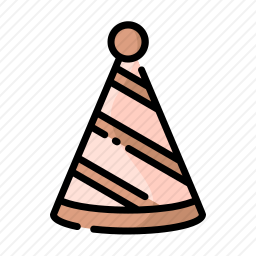 生日帽子图标