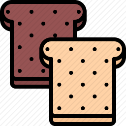 片状面包图标