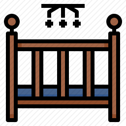 婴儿床图标