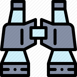 双筒望远镜图标