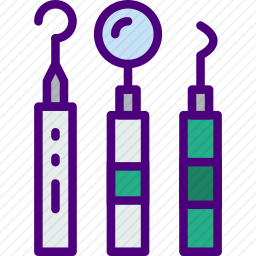 牙医工具图标