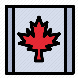 <em>加拿大</em>旗帜图标