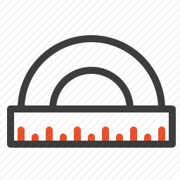 量角器图标