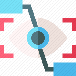眼部扫描图标