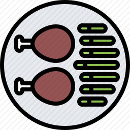 鸡腿图标