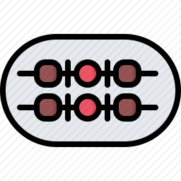 烤羊肉串图标