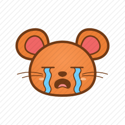 哭泣的老鼠图标