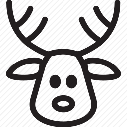 圣诞麋鹿图标