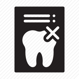 牙齿报告图标