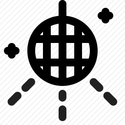 镜面球图标