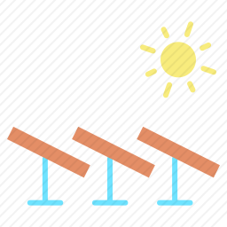 太阳能电池板图标