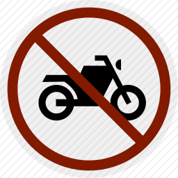 禁止摩托车图标
