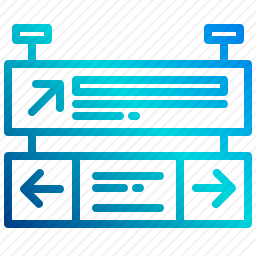 机场指示牌图标