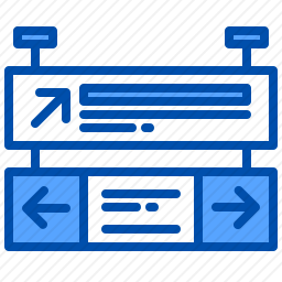 机场指示牌图标