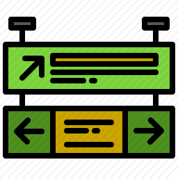 机场指示牌图标